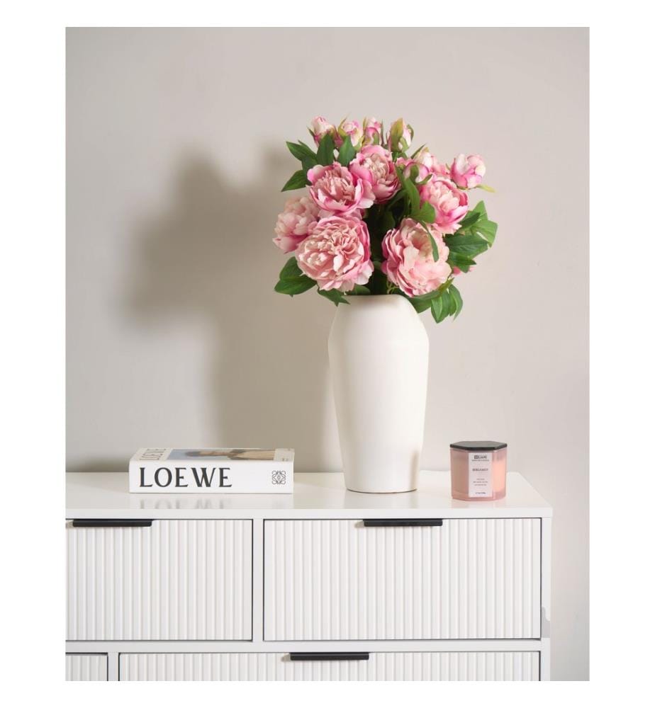 Bouquet de fleurs artificielles COLARES 62 cm Rose