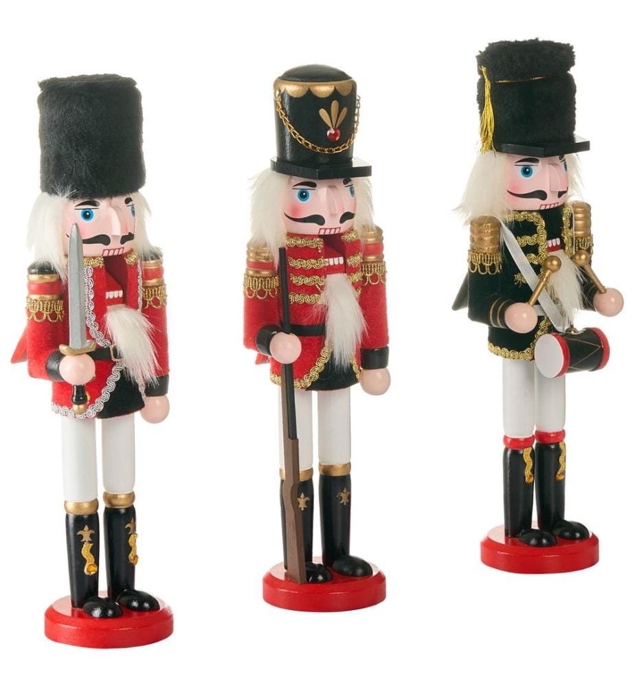 Dekofigur LAGAN Nussknacker 30 cm Rot