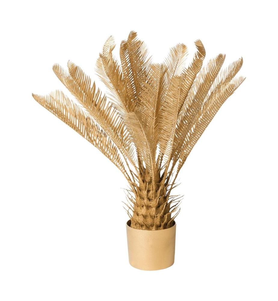 Pianta artificiale ARECA PALM TREE 70 cm Oro