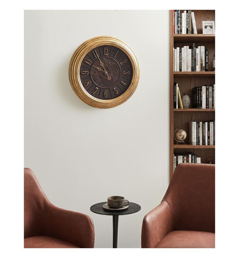 Orologio da parete CAUDETE 50 cm Oro
