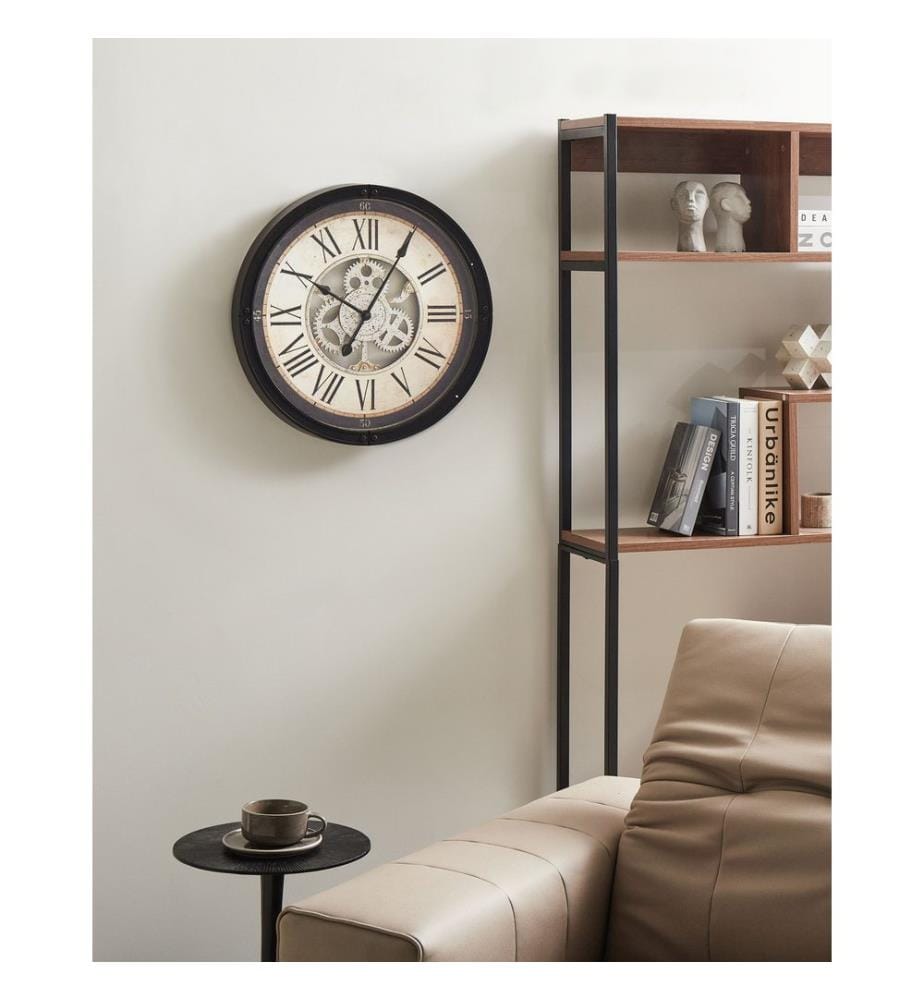 Horloge murale BORNOS 50 cm Noir