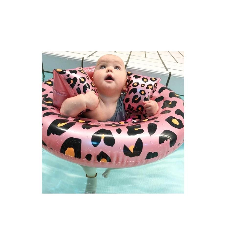 Swim Essentials - Siège flottant 0-1 an Leopard Rose Gold