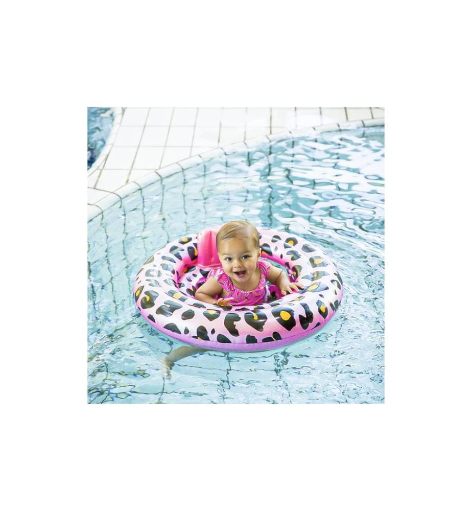 Swim Essentials - Siège flottant 0-1 an Leopard Rose Gold