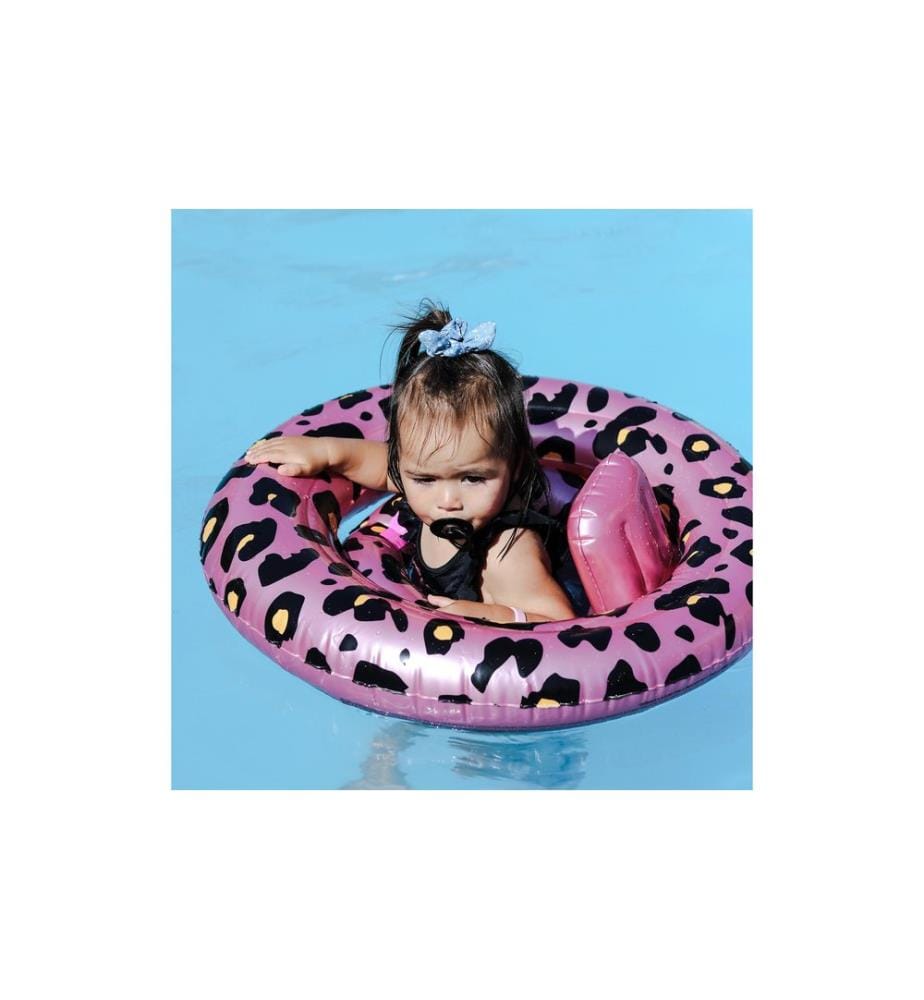 Swim Essentials - Siège flottant 0-1 an Leopard Rose Gold