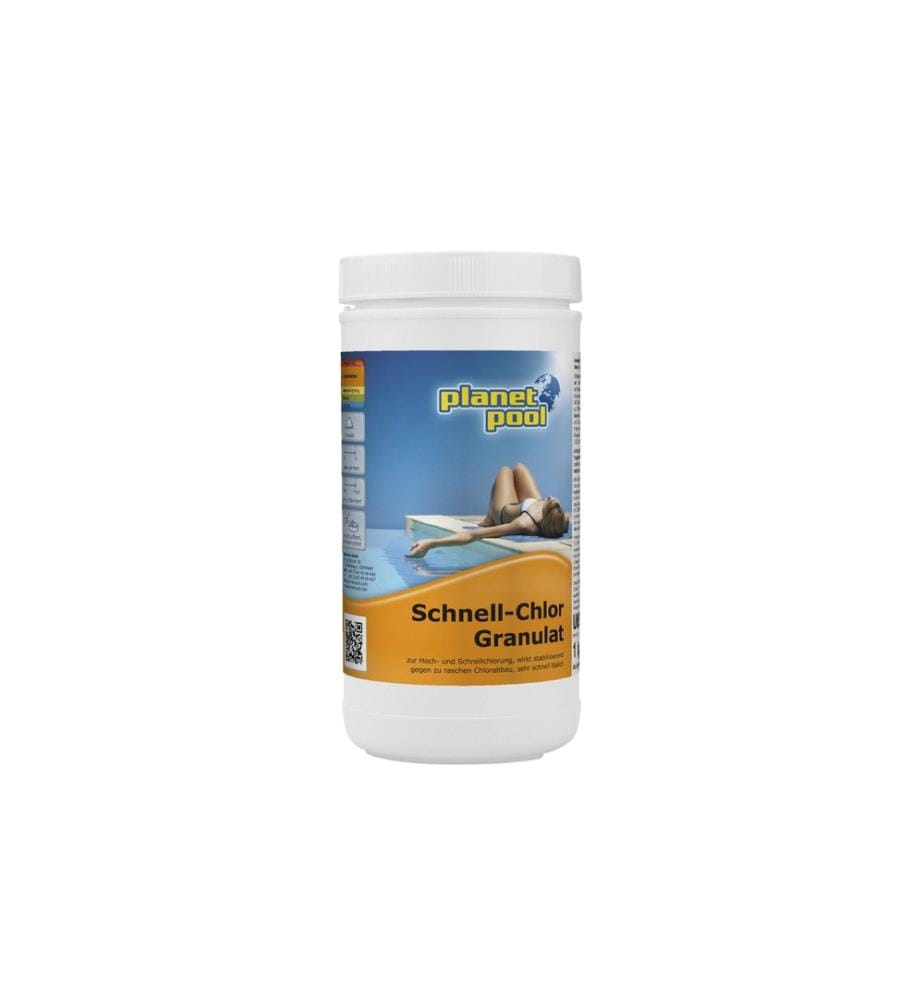 Planet Pool - Chlore rapide en granulés 1 kg