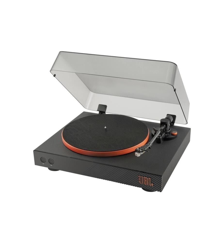 JBL - Tourne-disque Bluetooth Spinner BT Orange/Noir