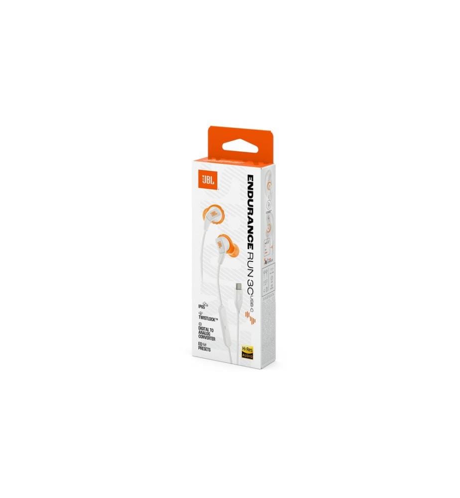 JBL Endurance Run 3 USB-C Weiss