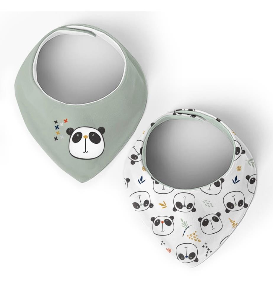 Bandana Lätzchen 2er Pack, Panda