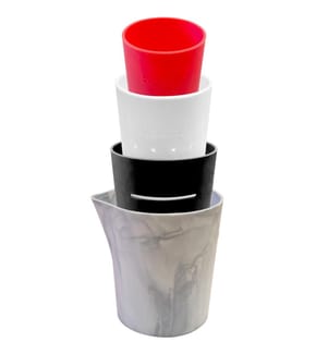 Gobelets empilables en silicone SiliStack 4 pcs.