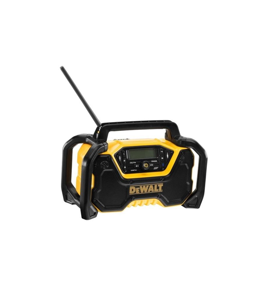 DEWALT - Radio de chantier Fonctionnement sur batterie & sur secteur DAB+, Bluetooth, Solo