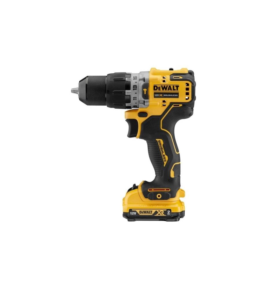 DEWALT - Perceuses à percussion sans fil 12 V, 2 x 2 Ah batterie, Kit
