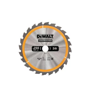 DEWALT - Lame de scie circulaire 250 x 30 mm, 24 WZ
