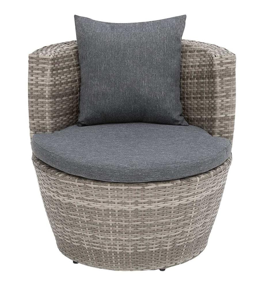 Set bistrot con cuscini CAPRI Grigio