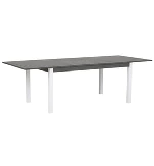 Ausziehbarer Gartentisch PANCOLE 168/248 cm 100 cm Metall Grau