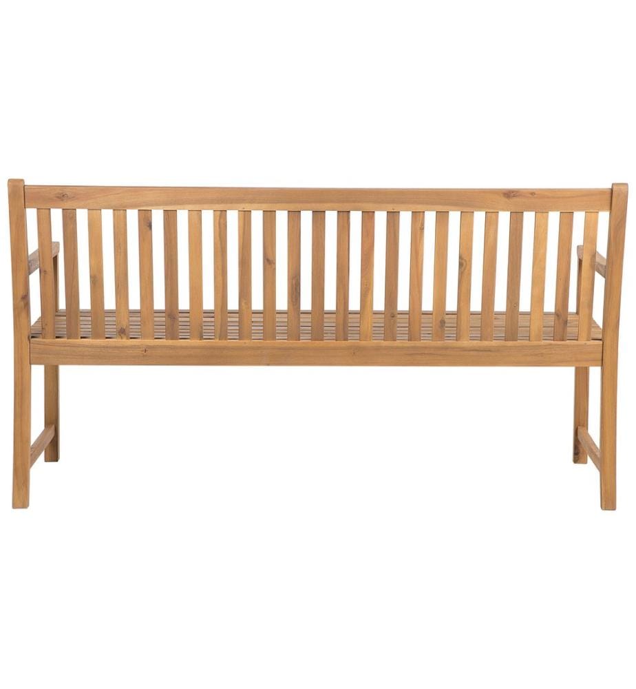 Panchina da giardino VIVARA 160 cm Legno di acacia certificato Marrone chiaro