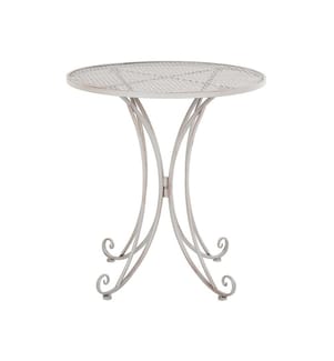 Outdoor Bistrotisch CILENTO 71 cm 71 cm Metall Grau