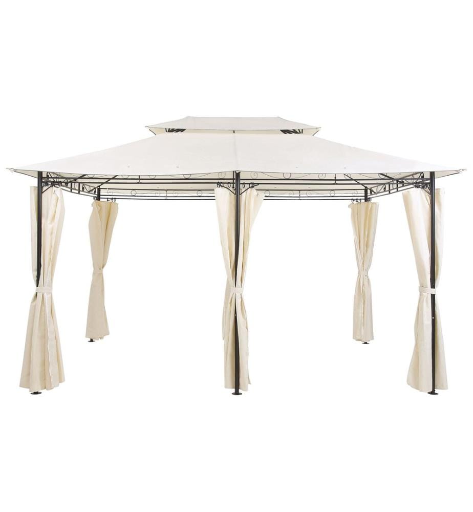 Pavillon COLOS Metall 400 cm 300 cm Beige