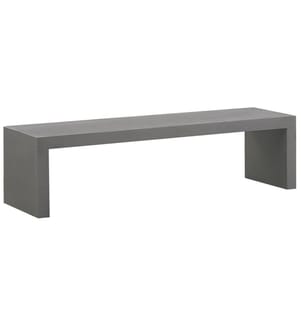 Panchina da giardino TARANTO 150 cm Cemento Grigio