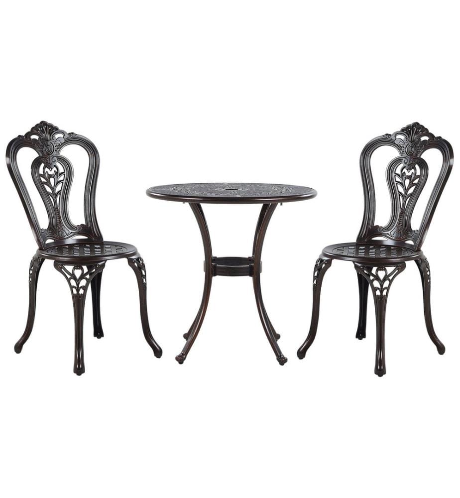 Set bistrot BOVINO Metallo Marrone scuro