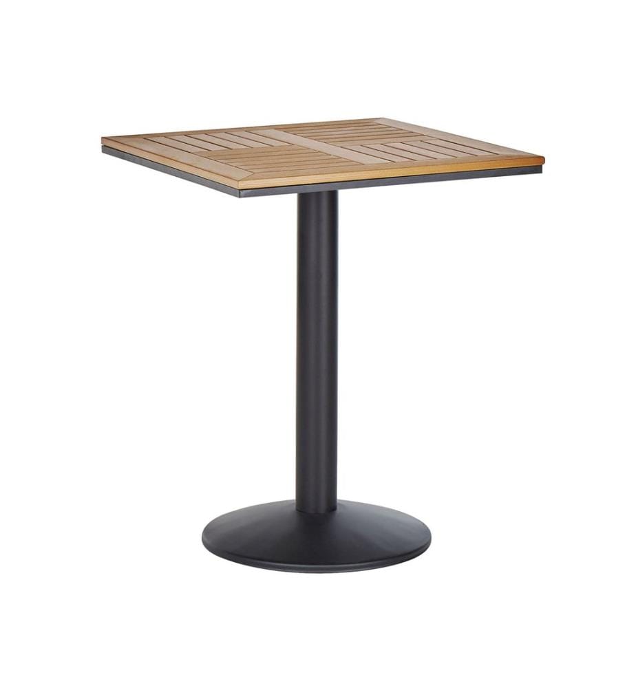 Tavolino Bistrot PALMI 60 cm 60 cm Simil legno Marrone