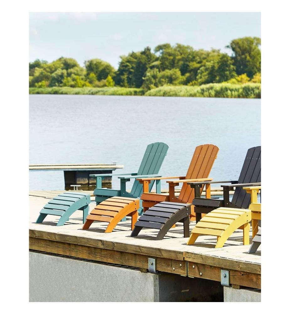 Chaise de jardin ADIRONDACK Turquoise