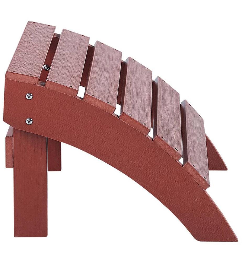 Pouf de jardin ADIRONDACK Rouge