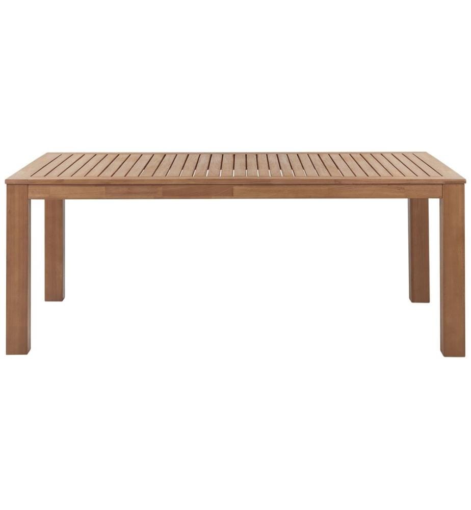 Gartentisch MONSANO 190 cm 105 cm Eukalyptusholz Braun