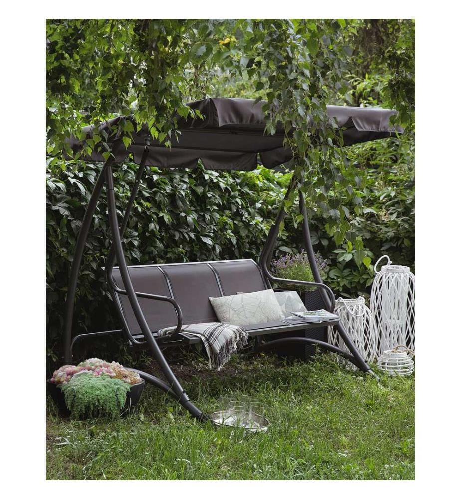 Balancelle de jardin BOGART Métal Gris
