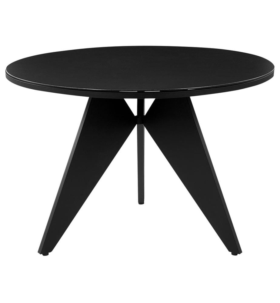 Gartenmöbel Set 4-Sitzer OLMETTO/BUSSETO Metall Schwarz
