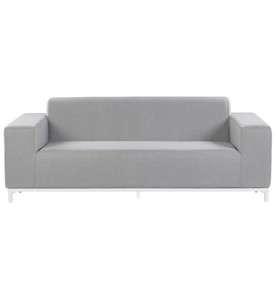 Gartensofa 3-Sitzer ROVIGO Hellgrau