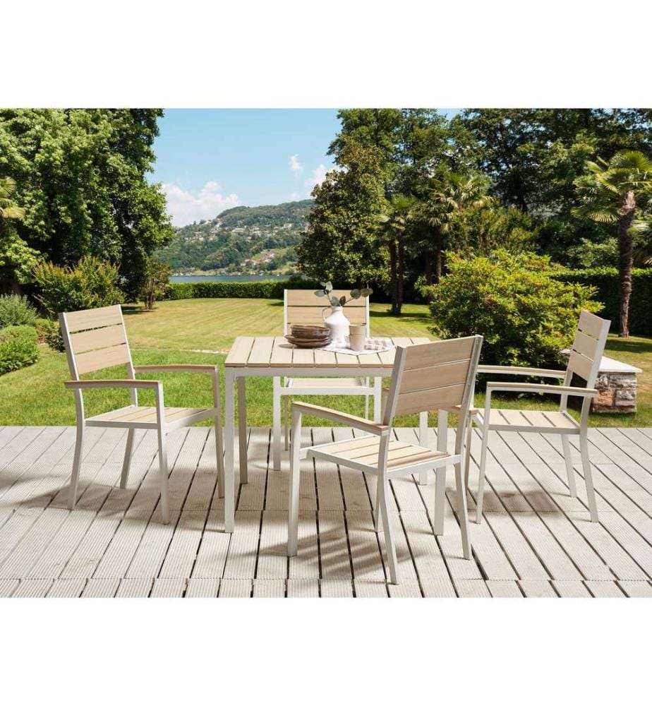 Gartenmöbel Set 4-Sitzer PRATO Beige