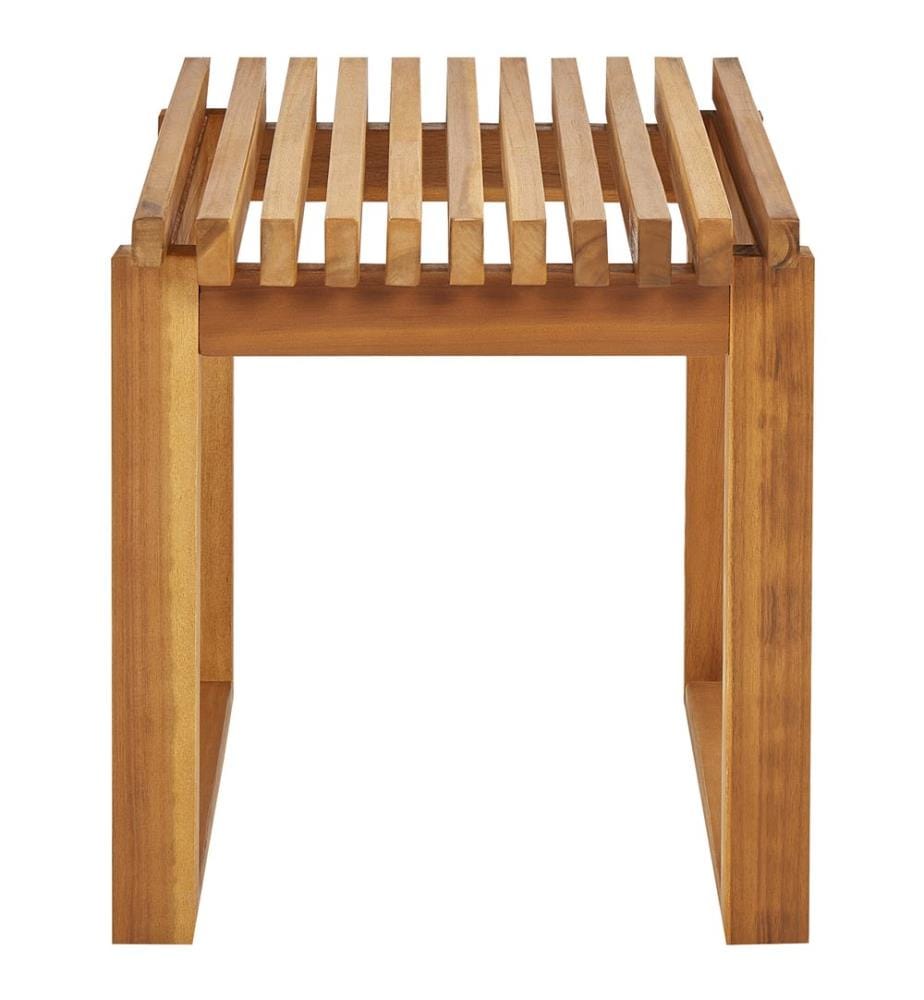 Table d'appoint pour le jardin BELLANO 35 cm 40 cm Acacia Marron