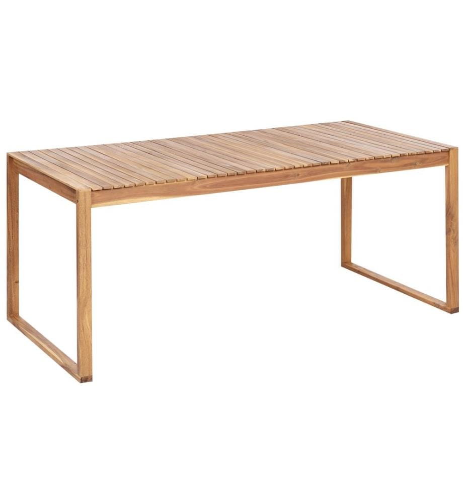 Gartentisch SASSARI II 180 cm 90 cm zertifiziertes Akazienholz Hellbraun