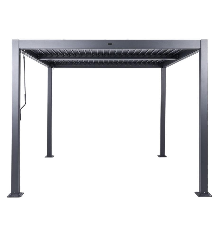 Pavillon FORNOLI Metall 296 cm 296 cm Schwarz