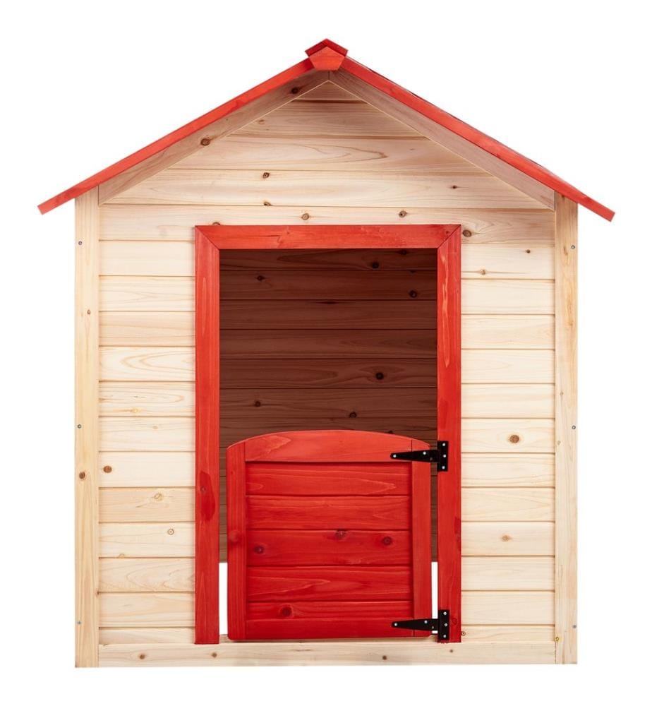 Casetta da giardino PELOPIO Legno di abete Marrone chiaro