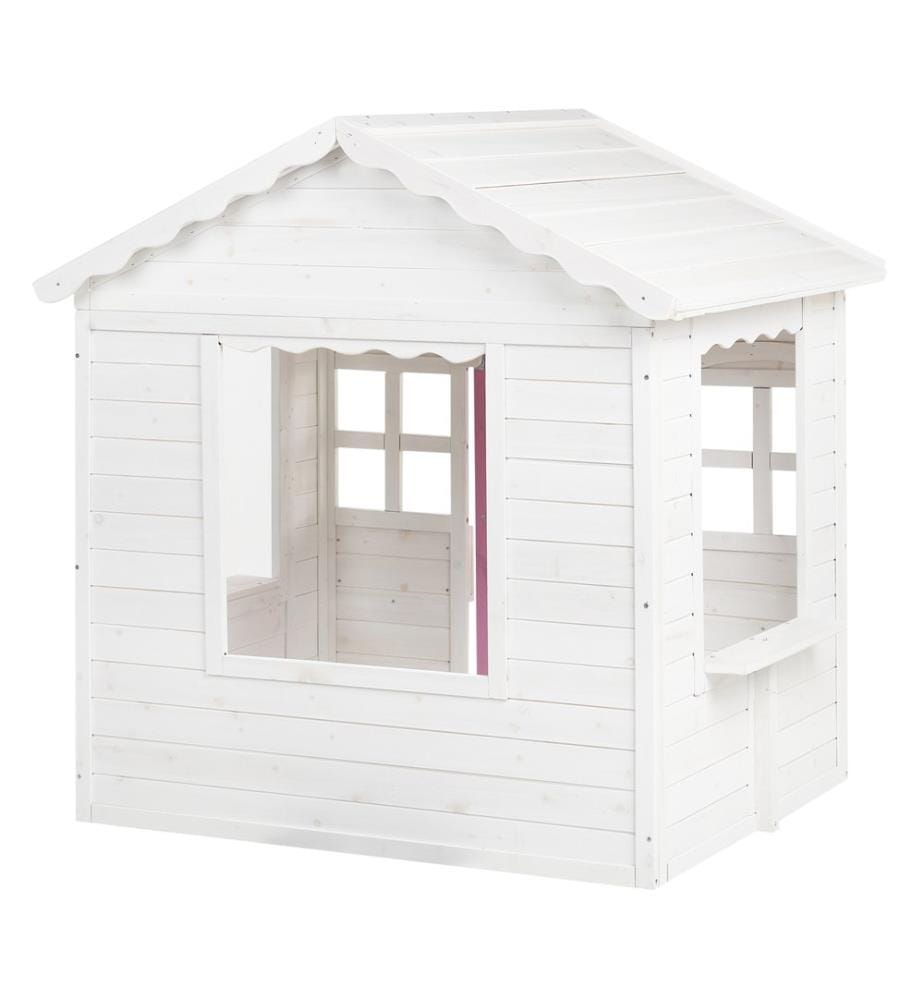 Casetta da giardino NIKAIA Legno di abete Bianco