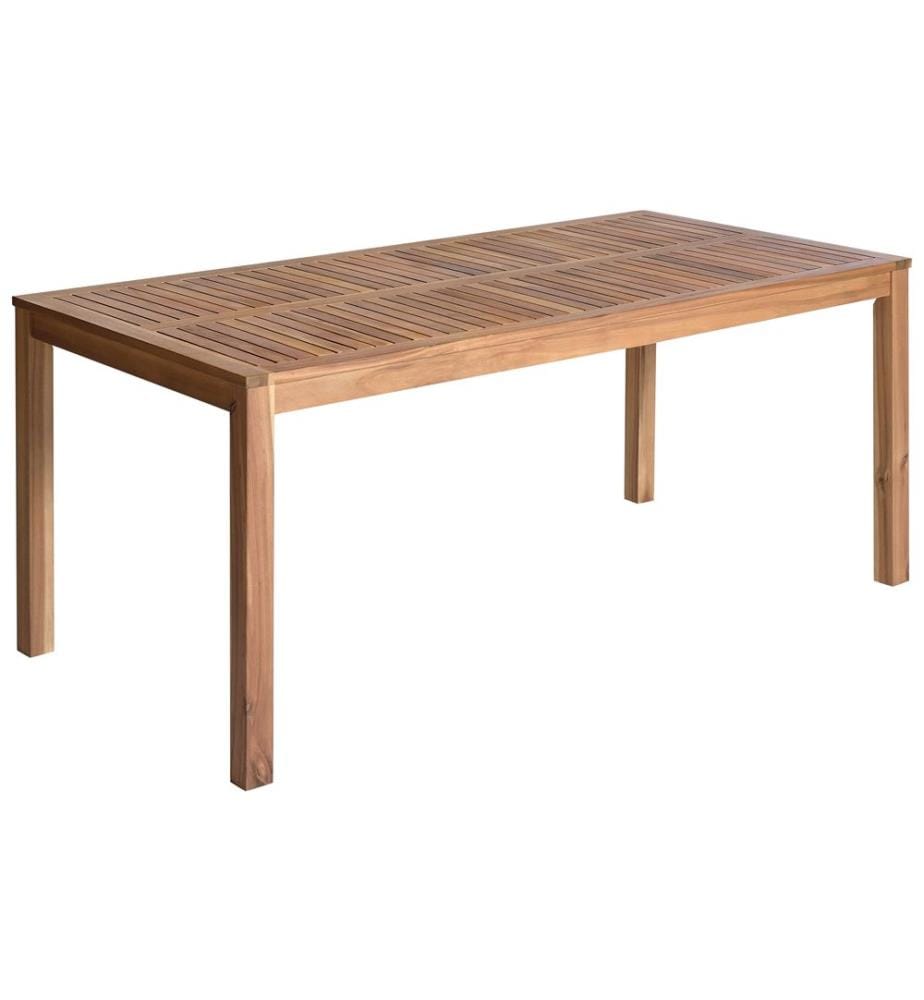 Gartentisch OMBRIANO 180 cm 90 cm zertifiziertes Akazienholz Hellbraun