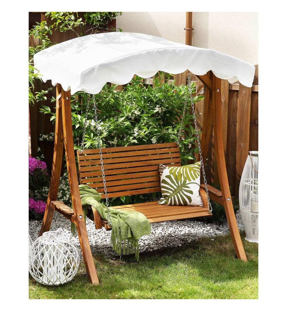 Balancelle de jardin ANDRIA Marron