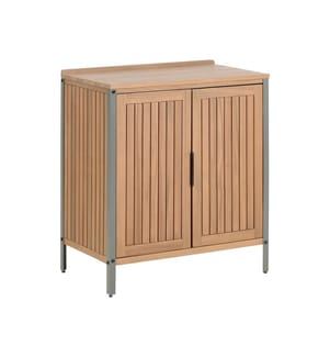 Meuble de cuisine d'extérieur IVREA Bois d'acacia certifié Marron