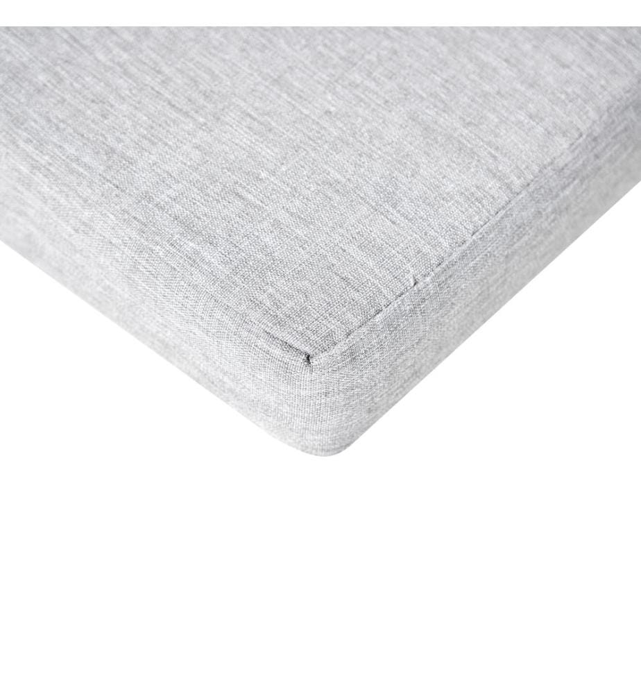 Set mit 2 Stühlen und Sitzkissen AMANTEA PREMIUM Akazienholz Grau meliert