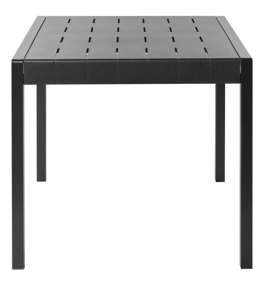 Gartentisch BARTICA 81 cm 84 cm Schwarz