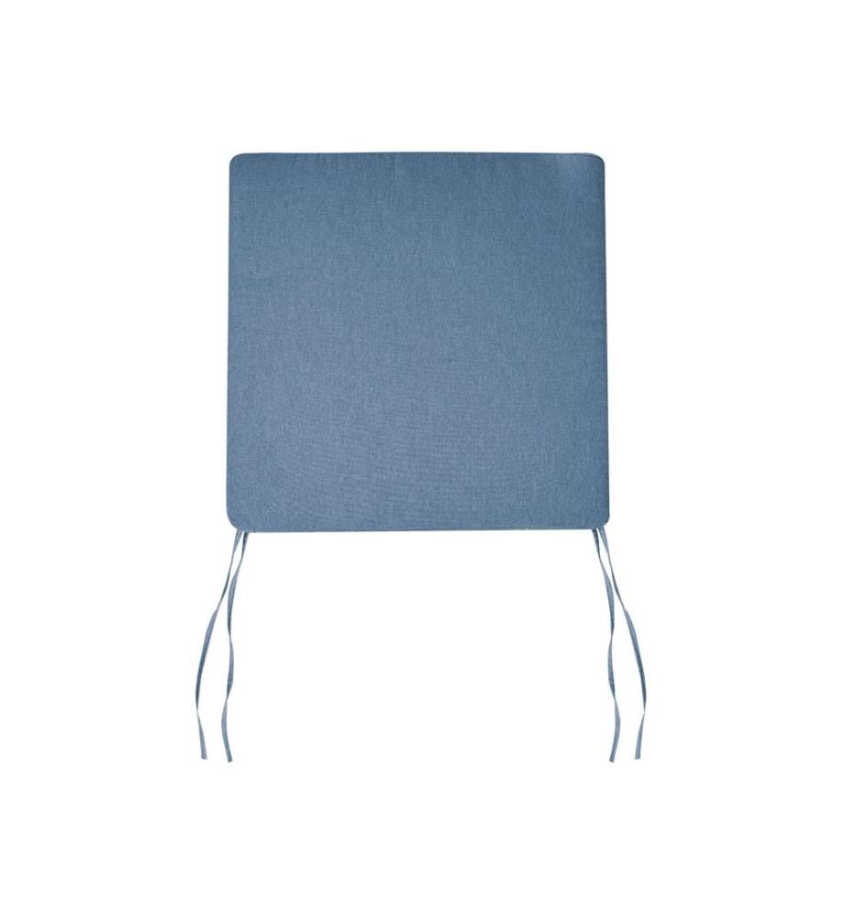 Set mit 8 Stühlen und Sitzkissen SASSARI PREMIUM zertifiziertes Akazienholz Blau