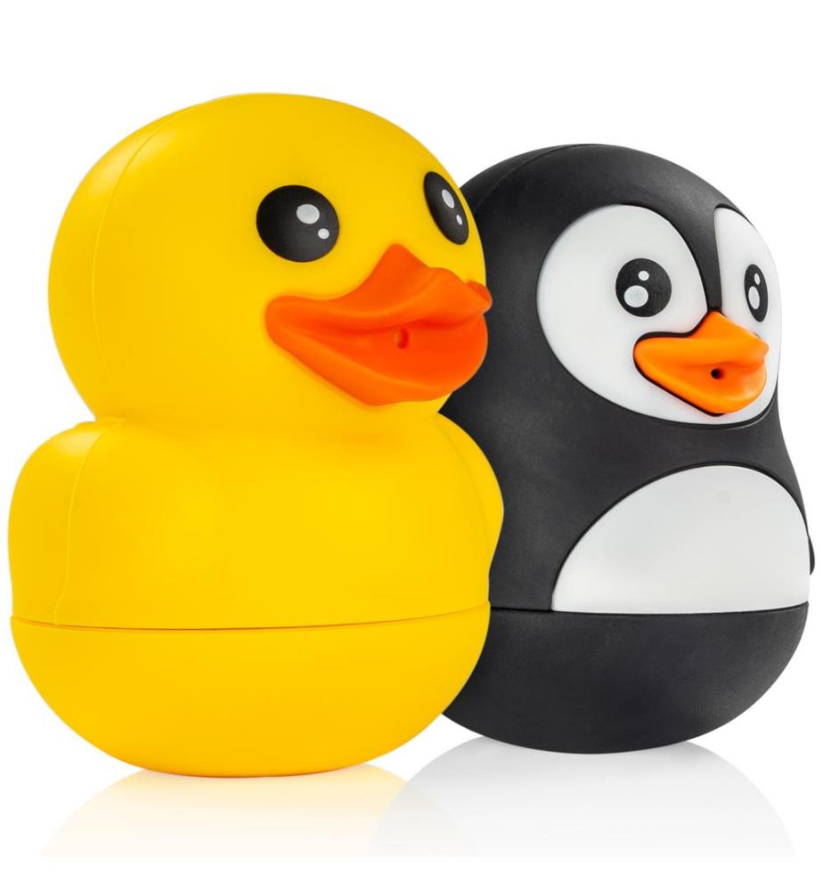 MyHappyBath Toys animaux de bain Canard & Pingouin