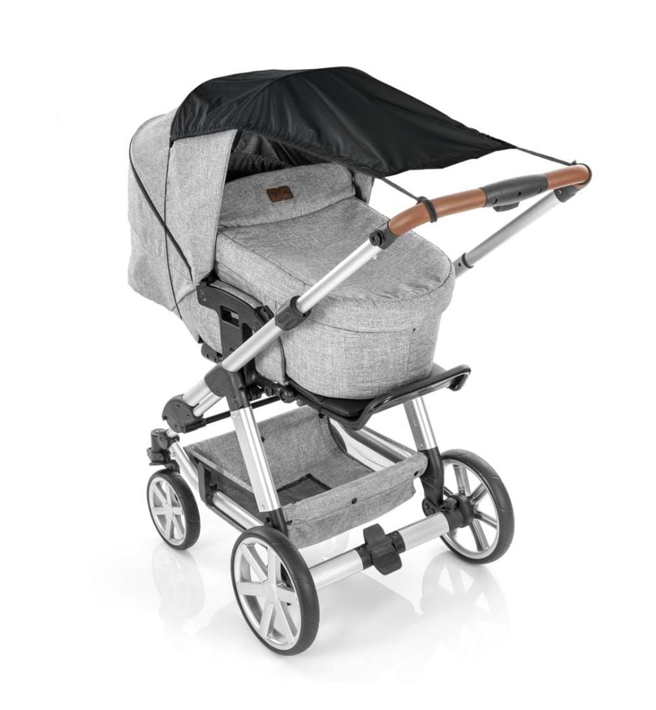 ShineSafe Pare-soleil pour landau noir