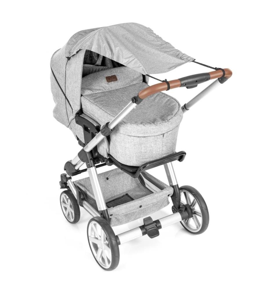 ShineSafe Pare-soleil pour landau gris mélange