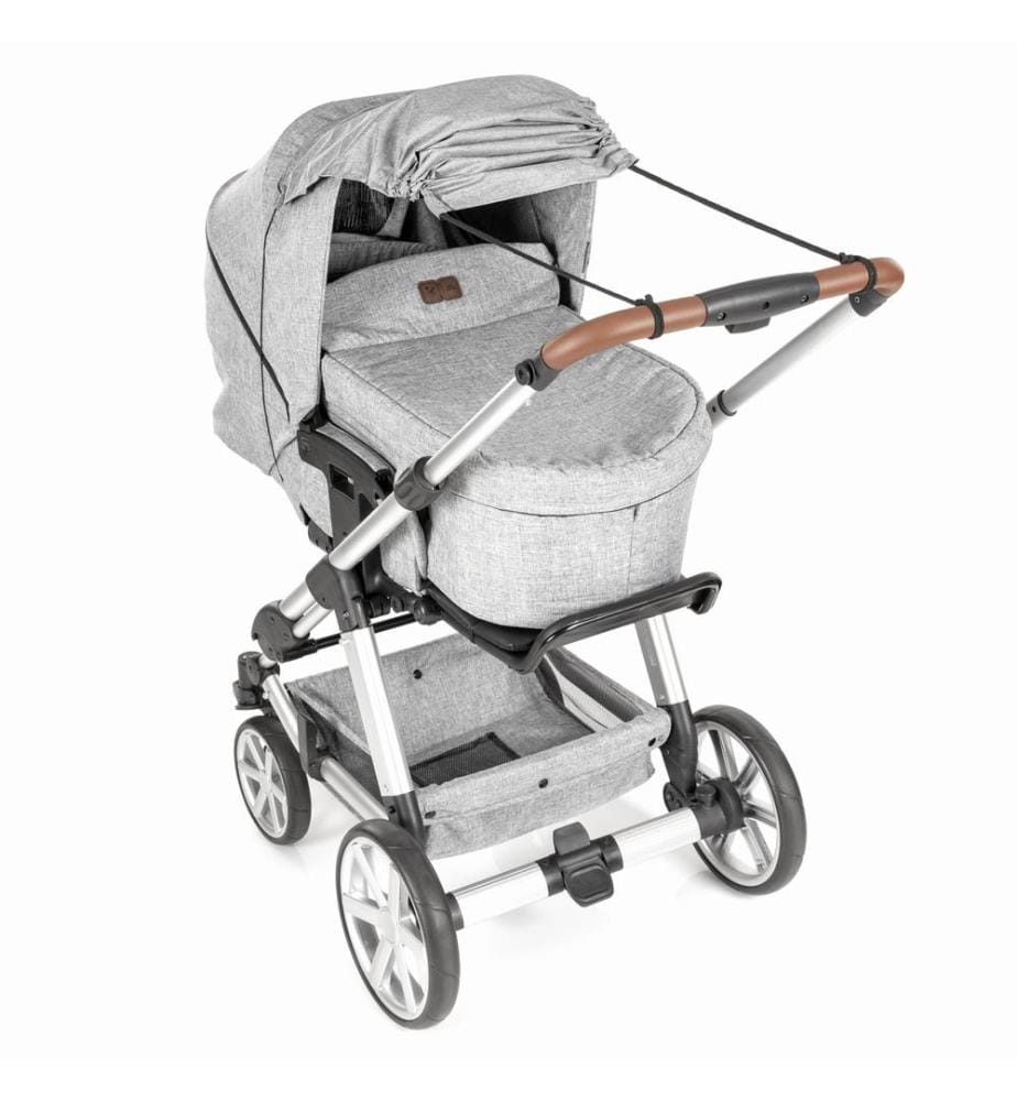 ShineSafe Pare-soleil pour landau gris mélange