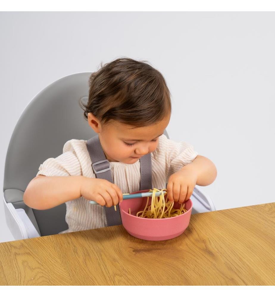 Couverts flexibles pour bébé bleu