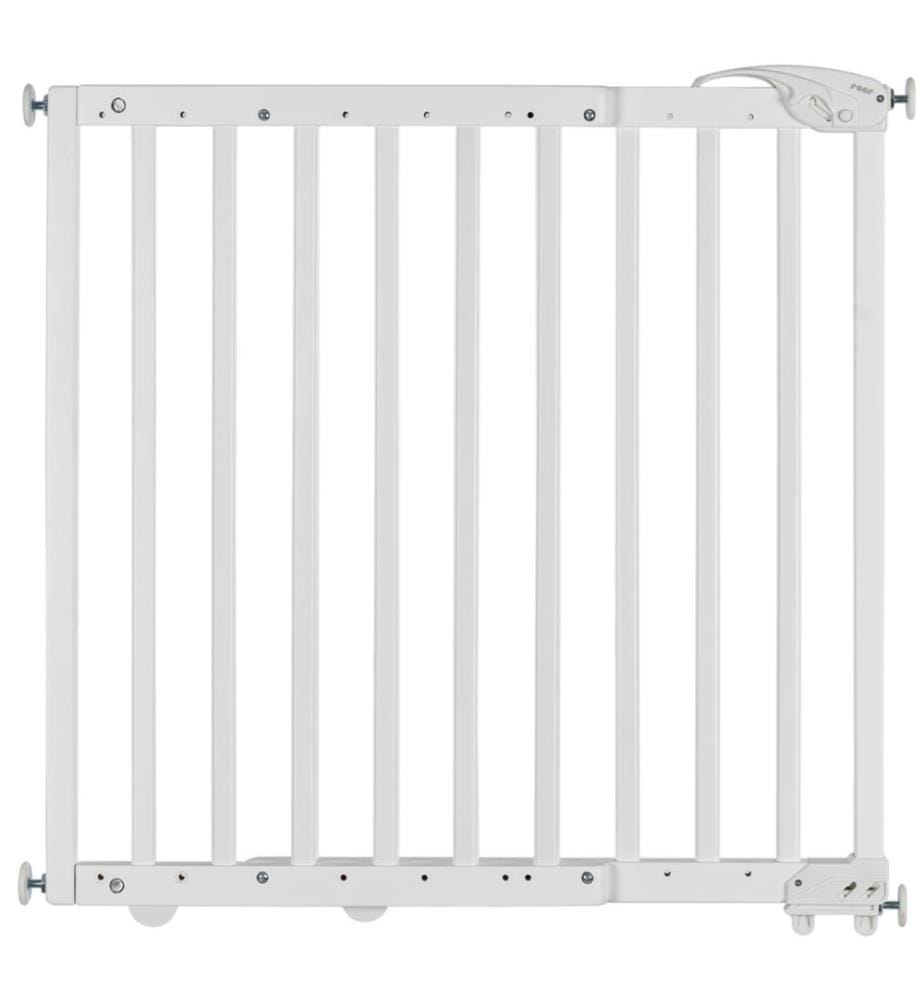 Barrière de sécurité à fixation par pression ou à visser blanche
