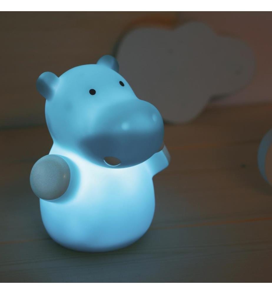 Veilleuse Lumilu MiniZoo hippo