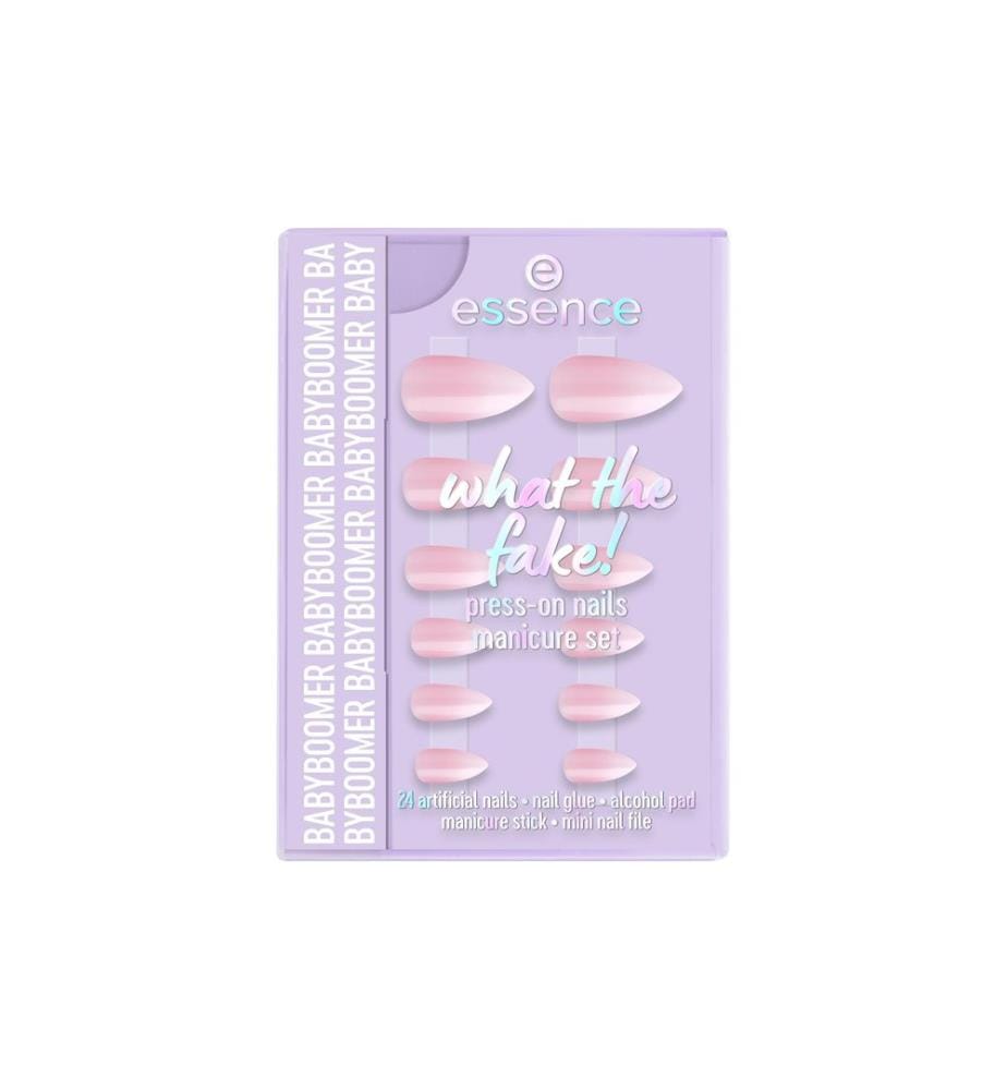 essence - Kunstfingernagel-Set Press-On Nails Manicure 24 Stück